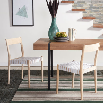 Chaise d'appoint en bois massif Cosme