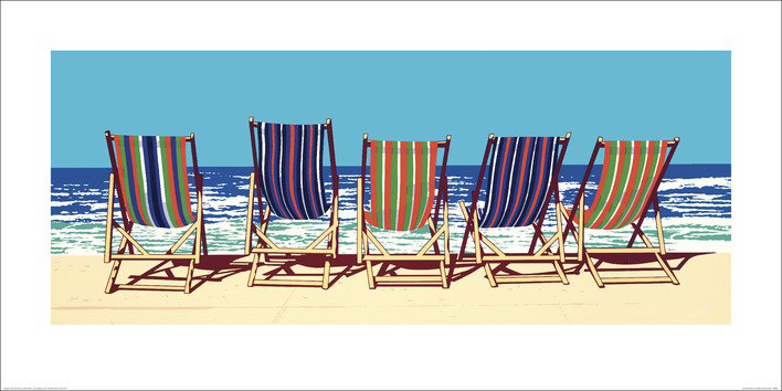 Jonathan Sanders - Print, 50cm H x 100cm W, Linen