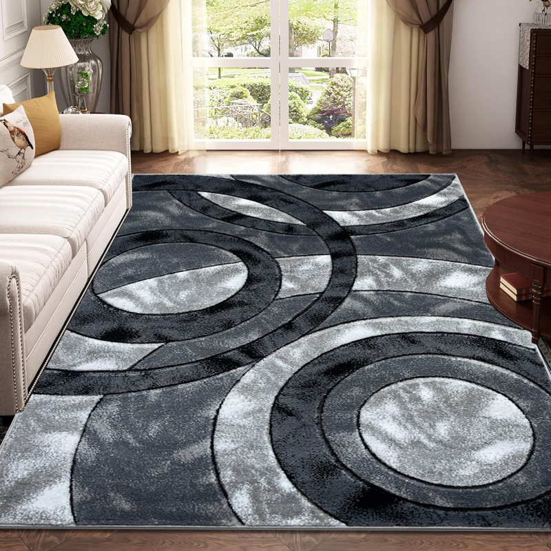 2-5 Geometric Area Rug, Rectangle 80 x 150 cm