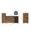 Banc de rangement pour chaussures avec armoire à chaussures à tiroir rabattable-97847899