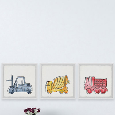 Sandbach 3 Piece Wrapped Canvas Print