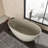 55 inch freestanding solid surface soaking bathtub for bathroom