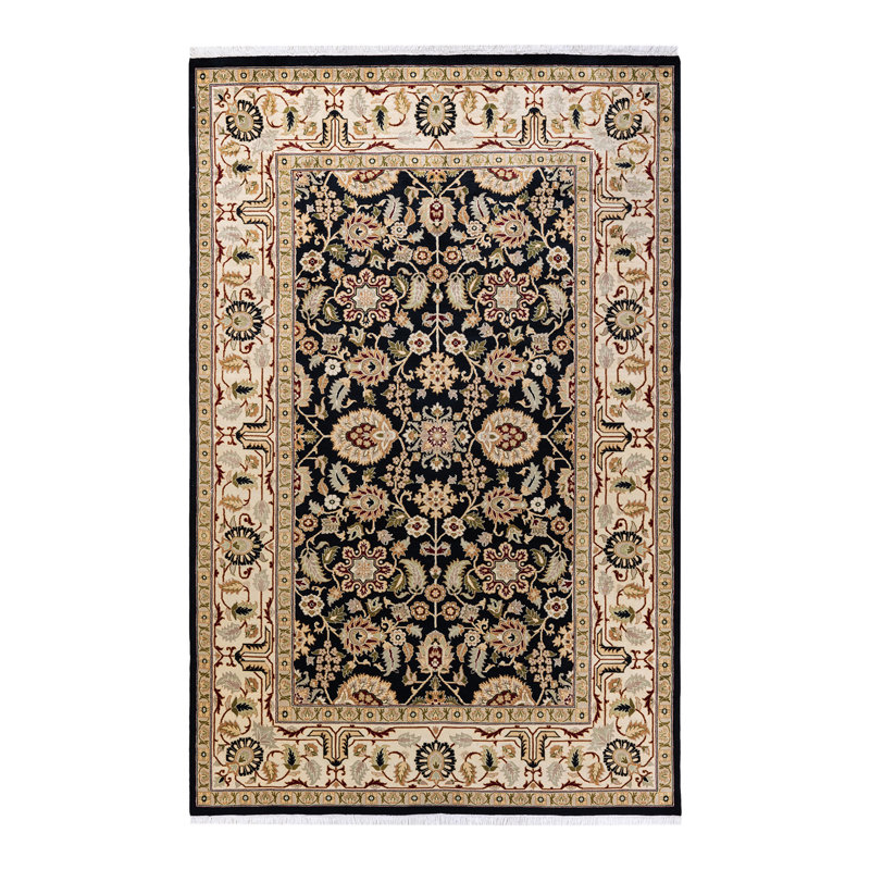 Classic One-of-a-Kind 6' 0" X 9' 3" Hand Knotted Area Rug
