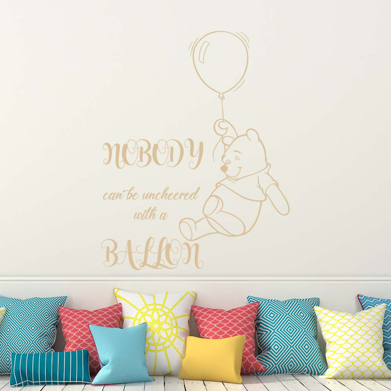 Décalcomanie murale winnie classic the pooh, Violet