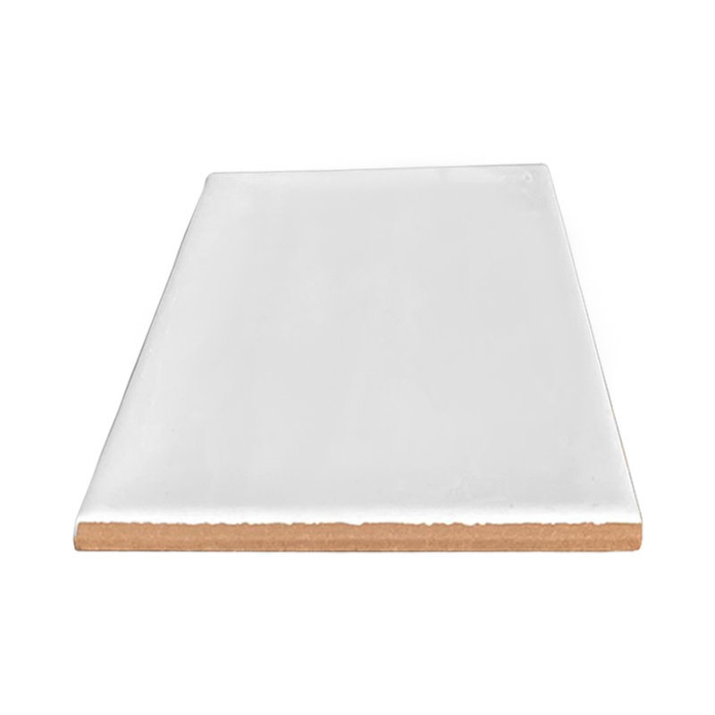 Cathleen 4"x 8" Artisanal Ceramic Subway Wall Tile, Matte Gray