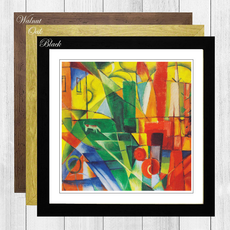 Single Picture Frame Painting, Black