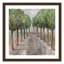 «Mixson Tree Lined Road», reproduction de peinture acrylique encadrée