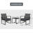  Auburntown 3 Piece Rattan Seating Group with Cushions-1831098191