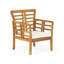 2 chaises club + table