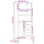 Copey 69.5cm Wide 3 Drawer-645930473
