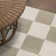 Nimco Modern Geometric Checkerboard High-Low Beige/Cream Rug