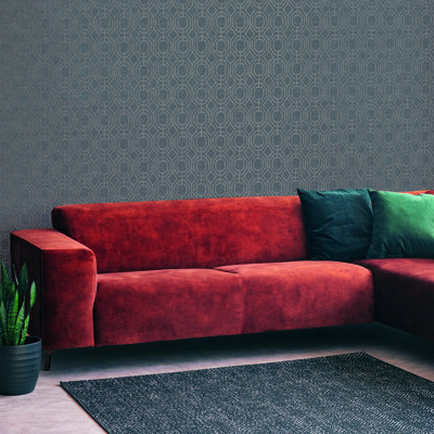 Superfresco Easy Luxe Geometric Wallpaper