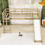 Lit mezzanine simple avec glissade et échelle Kenara-893917624