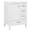 Meuble-lavabo simple avec plateau en céramique Shalimar, armoire de rangement moderne avec porte à fermeture douce et structure en bois massif, style autoportant-680586522-706264726