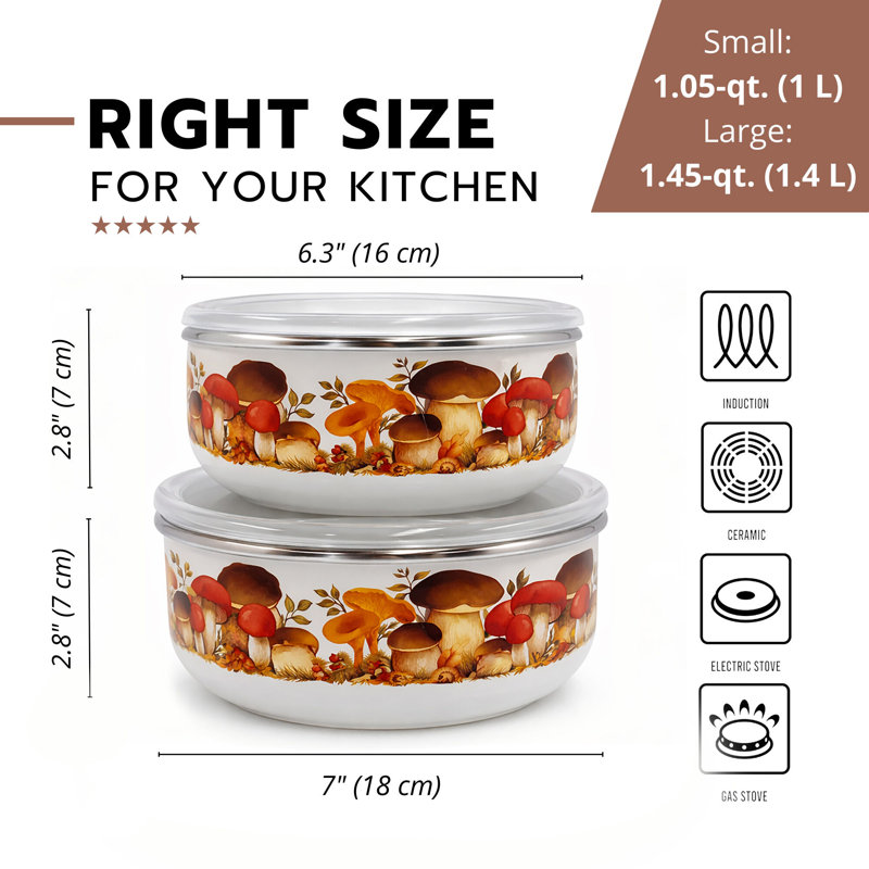 Advith 35.2oz. Food Storage Container