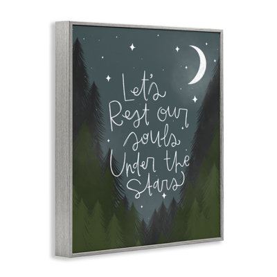 «Rest Our Souls Under Stars», estampe numérique, design par Mandy Ford Art + Illustration