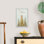 Evergreen Christmas - reproduction d'art textuel sur toile