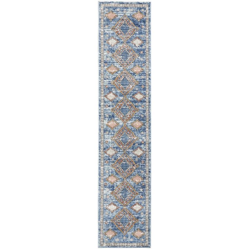 Tapis beige Freeda, Tapis de couloir 2 pi 2 po x 10 pi