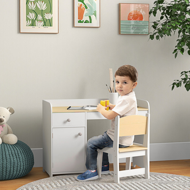 Lanz Kids 2 Piece Rectangular Desk Or Activity Chair and Chair Set