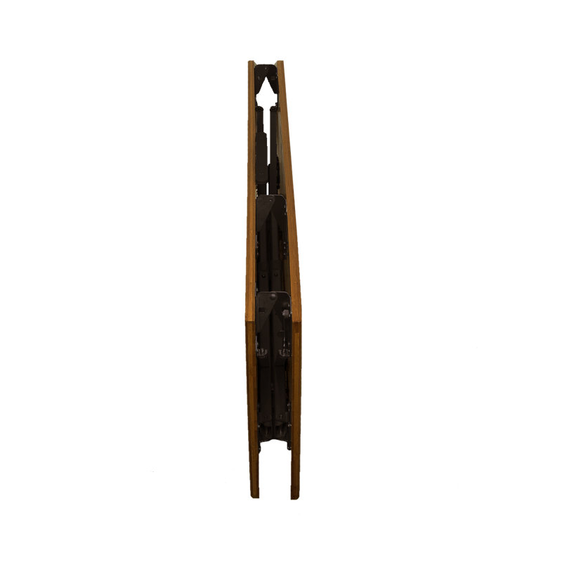 Adjustable Foldable Bamboo and Aluminum Dining Table