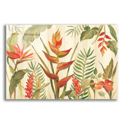 «Tropical Garden VII» par Silvia Vassileva - peinture sans cadre