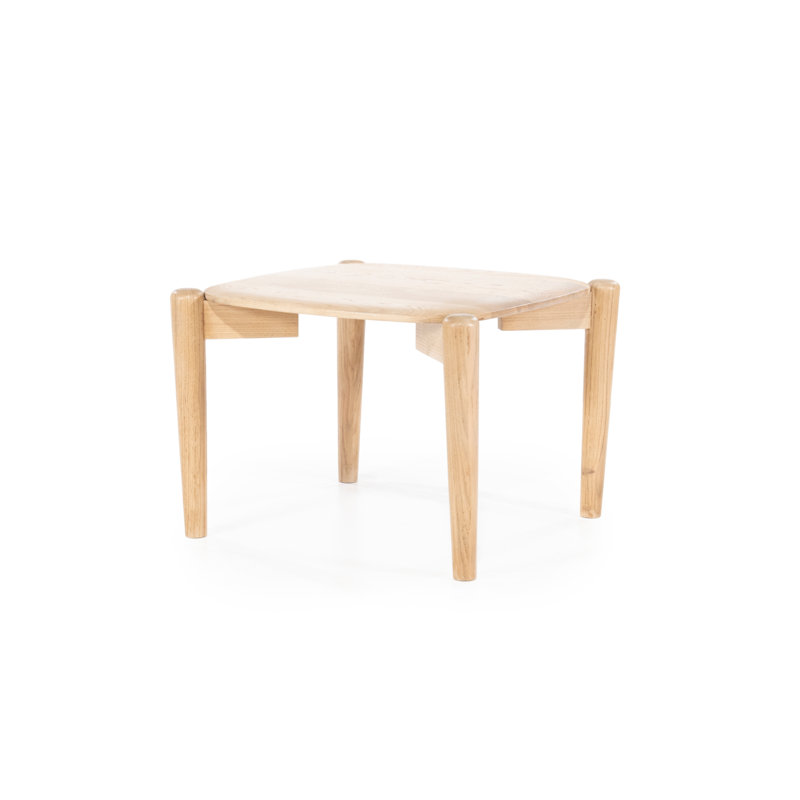 Solid Wood Single Coffee Table, 18" H x 24" L x 24" W 