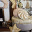 Holiday Glam Circular Pillow Cover & Insert