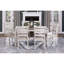 Transitional Design Rectangular 1Pc Dining Table Greyish White And Brown Finish Furniture
