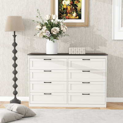 Farmhouse 8 Drawer Dresser