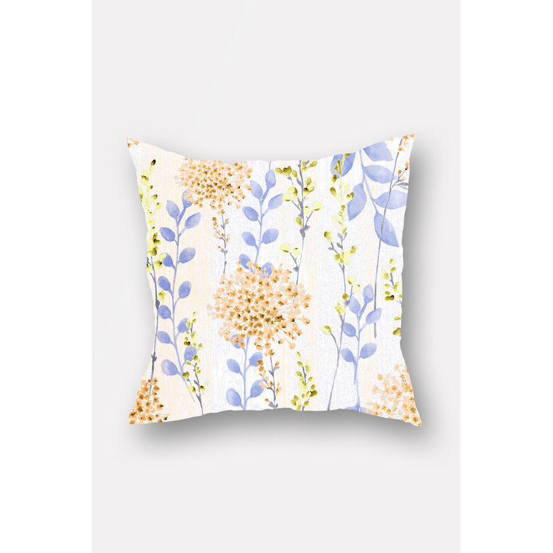 Housse de coussin péninsule carrée, Orange