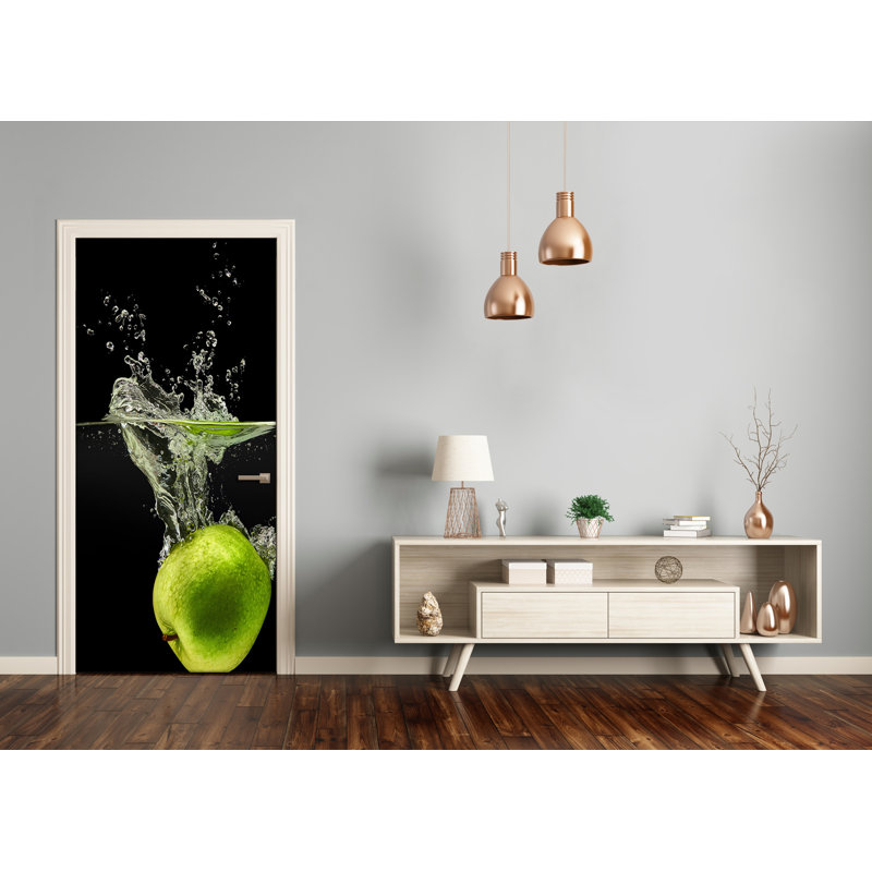 Green Apples Door Decal