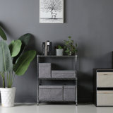 Jayly Steel Height -Adjustable Shelving Unit