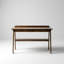 Bureau d'écriture en bois massif, bureau Mid-Century moderne avec 2 tiroirs et tablette de rangement, bureau debout avec crochets latéraux, poste de travail multifonctionnel-1406952268