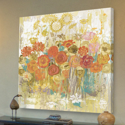 Reproduction d’art sur toile tendue, "pétales roses" par alan hopfensperger