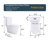 Elongated Bathroom Toilet With Powerful Flush And Easy Clean Feature High-Performance Soft-Close