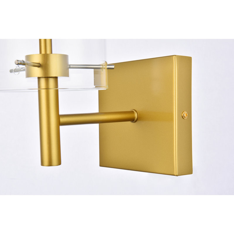 Sabbia Iron Wall Sconces, Brass