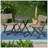 Charming Acacia Wood Bistro Set With Foldable Feature And Stylish Design2 Chairs+1 Table-372731386