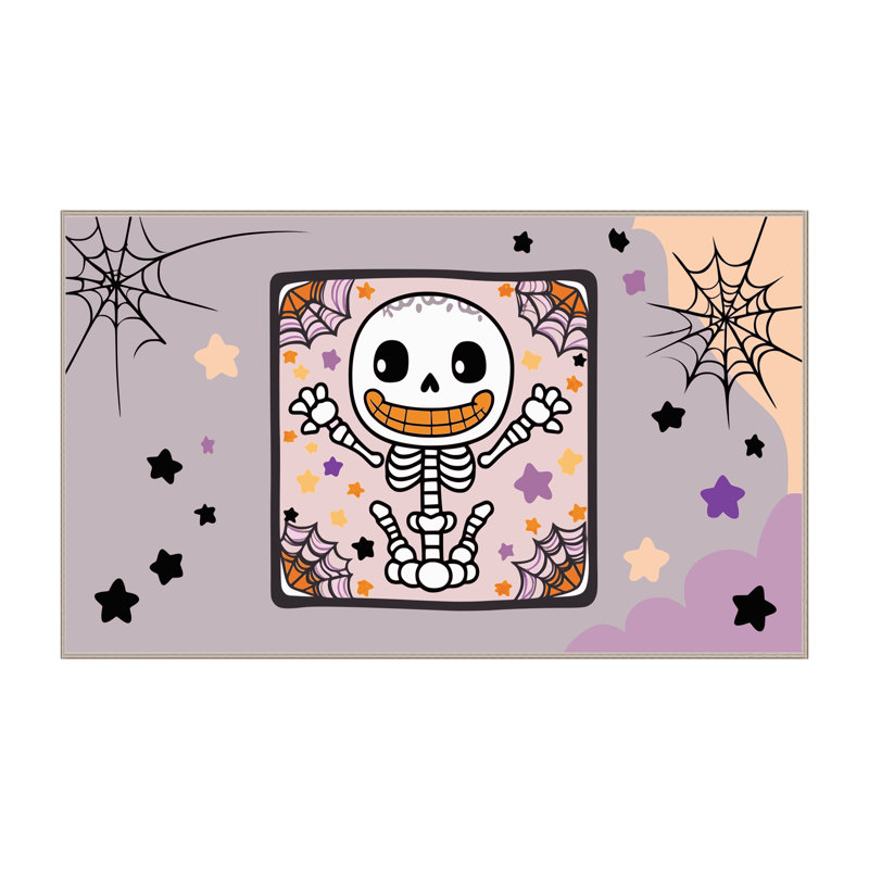 Tapis de vacances d'Halloween The Holiday Aisle®, Rectangle 4pi x 6 pi