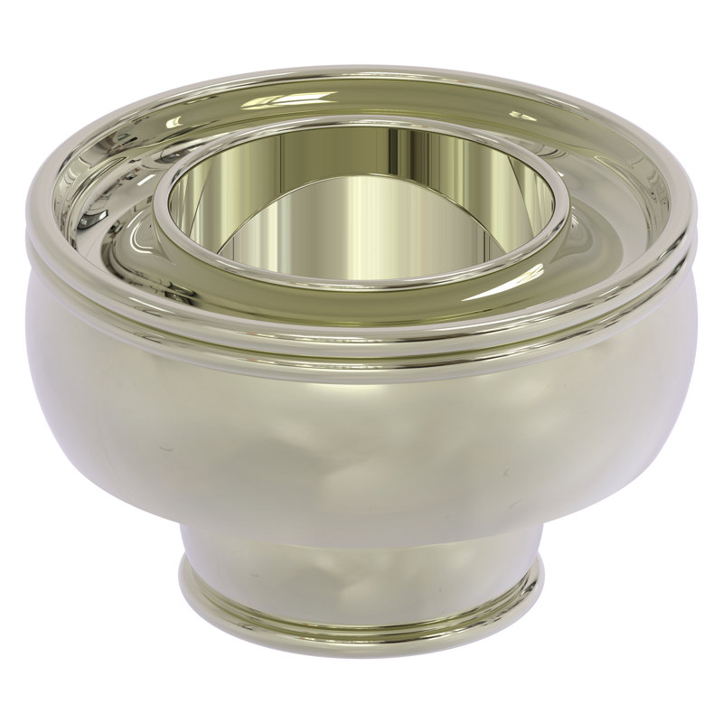 1.75'' H Brass Tabletop Tealight Holder, Polished Nickel