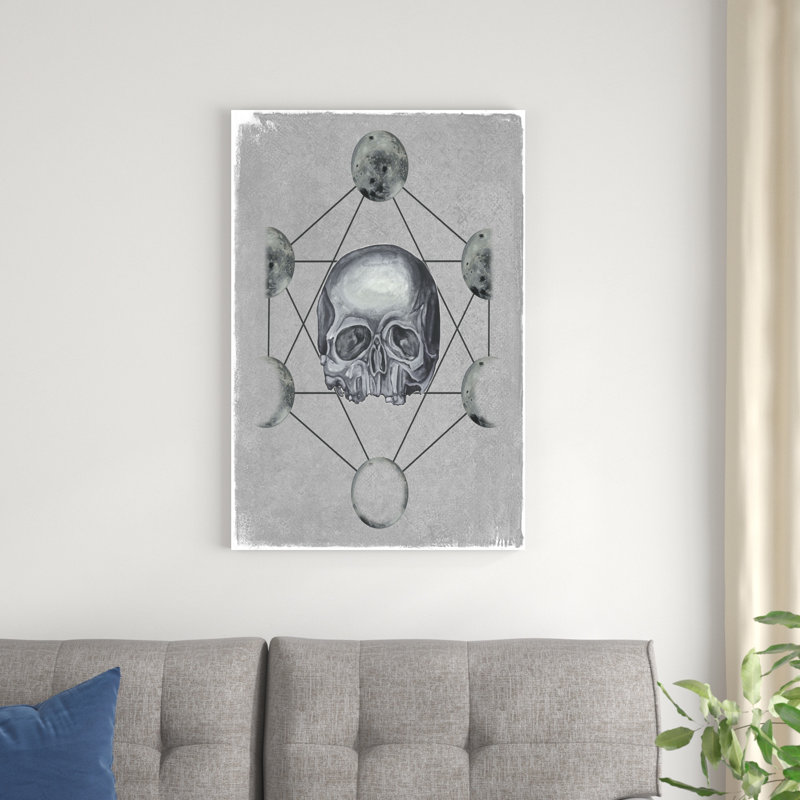 " Moon Phases I " by Melissa Wang Painting Print, 36" H x 24" W