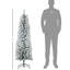 Arbre de Noël artificiel avec 263 pointes enneigées - décor réaliste 59,1 po de hauteur et festif