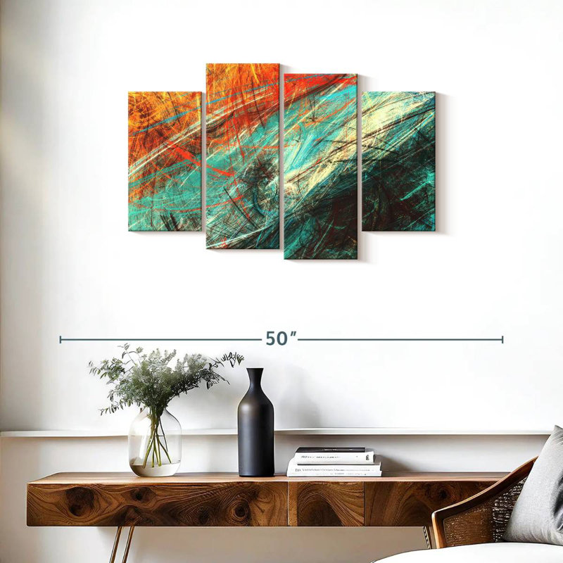 «Avery Elemental Clash Abstract», H 22 po x l 36 po