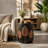 Outdoor Lightweight Concrete Side Table,Copper_73440.00