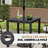 Patio 35" Square Bar Table With Umbrella Hole