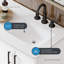 Solas 36 in. Single Sink Freestanding Pure White Bathroom Vanity with White Engineered Stone Top, Matte Black Hardware
