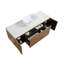 Ensemble de meuble-lavabo mural simple 59 po Arois