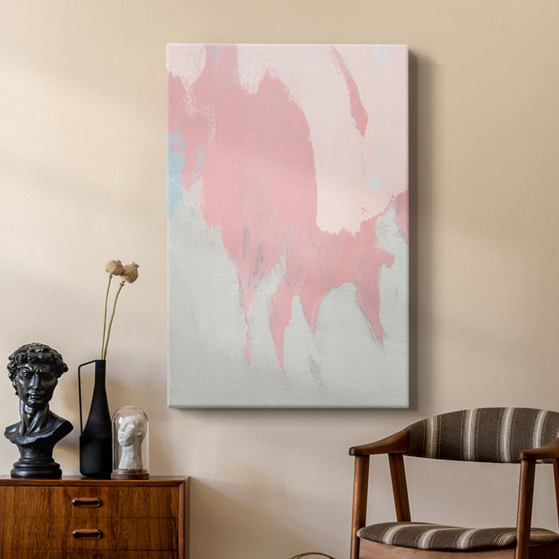 Blush Abstract II - galerie Cavas sur mesure, H 27 po x l 18 po