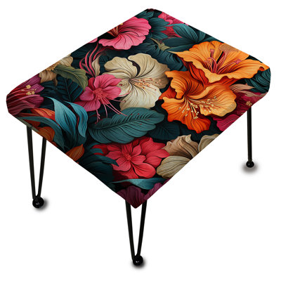Tropical Paradise Botanical Paradise - Repose-pieds rectangulaire floral