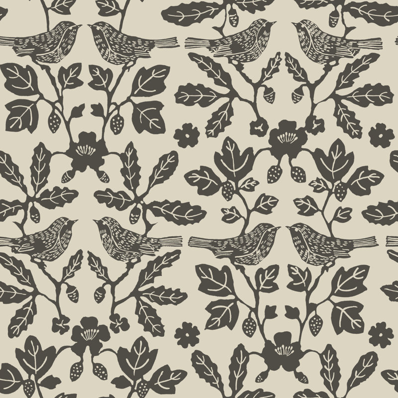 Papier peint adhésif Sparrow & Oak, Noir