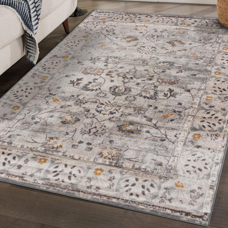 Tapis oriental gris Soti, Rectangle 8 pi x 10 pi